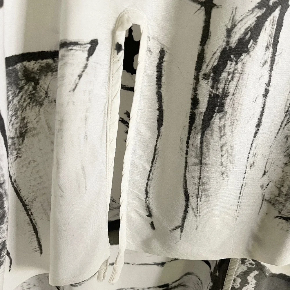 Skifo Handpainted Cat Hi-Lo Tunic Dress, Unique Feline Graphic ~ OS - Picture 6 of 10